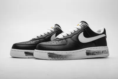  PEACEMINUSONE X Nike Air Force 1 Low Black White AQ3692-001 02