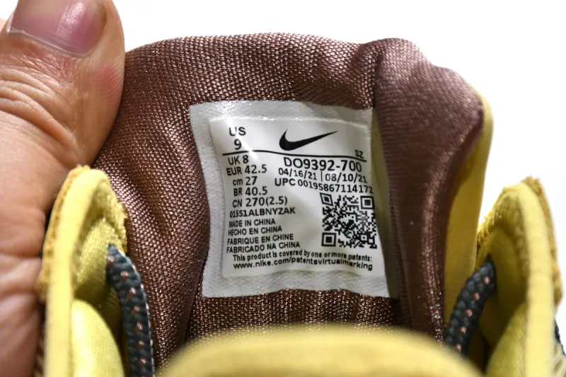  Travis Scott x Nike Air Max 1 Wheat DO9392-700