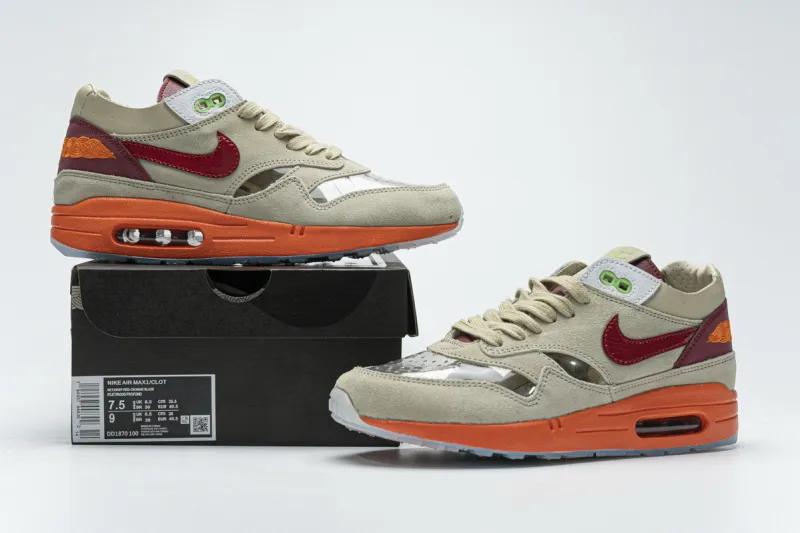  CLOT x Nike Air Max 1 “Kiss of Dead DD1870-100