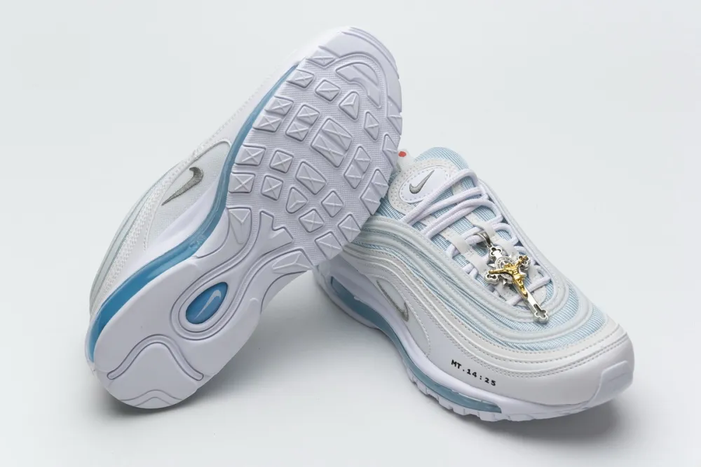  Nike Air Max 97 Mschf X Inri "jesus Shoes" White 921826-101