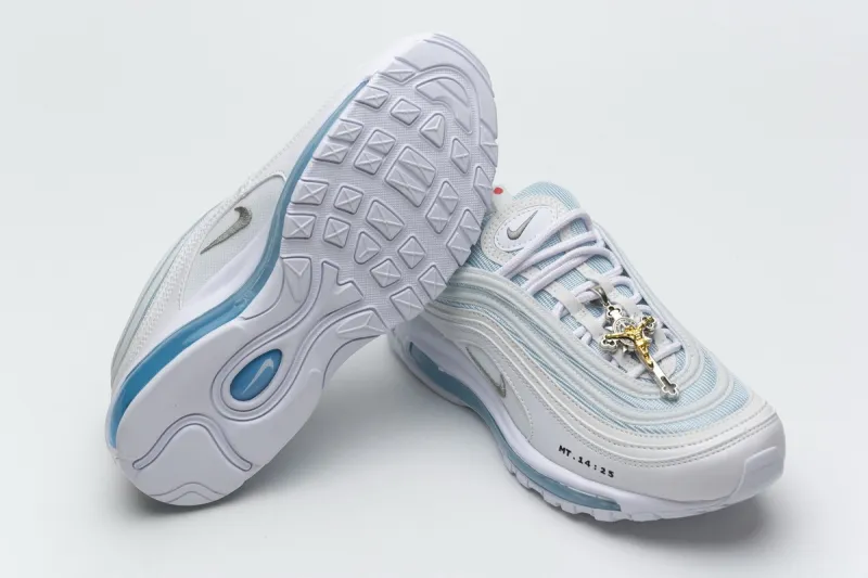  Nike Air Max 97 Mschf X Inri "jesus Shoes" White 921826-101
