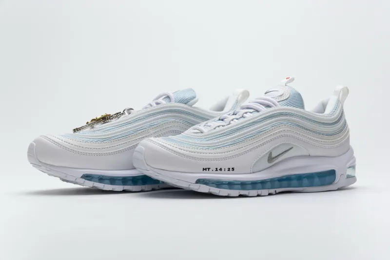  Nike Air Max 97 Mschf X Inri "jesus Shoes" White 921826-101
