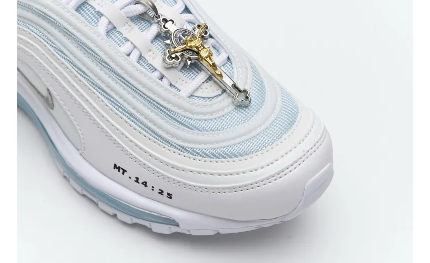  Nike Air Max 97 Mschf X Inri "jesus Shoes" White 921826-101