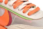  CLOT x sacai x Nike LDWaffle Orange Blaze DH1347-100