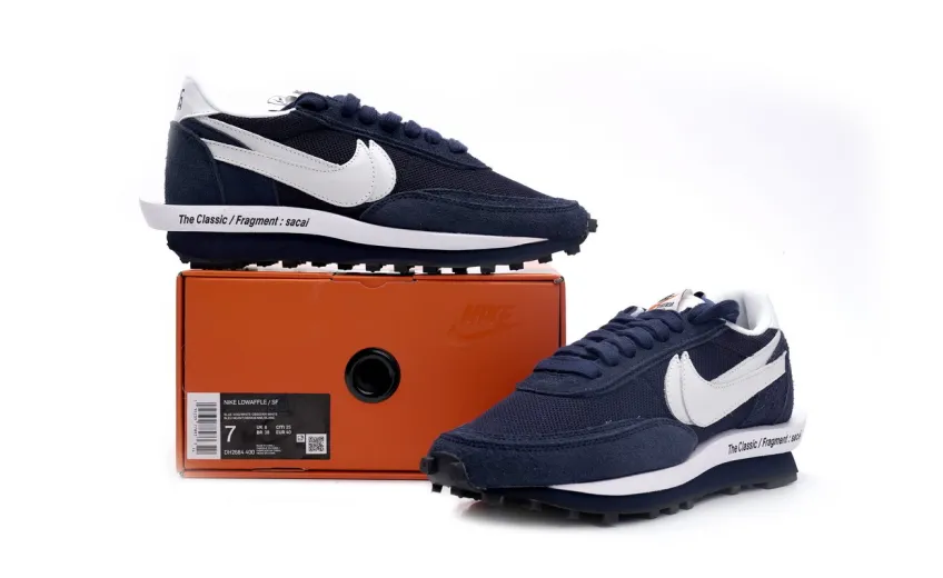 Fragment Design x sacai x Nike LDWaffle Blue Void DH2684-400