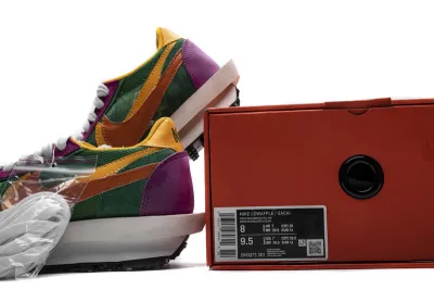  Sacai x Nike LDWaffle GreenPinkOrange BV0073-301 02