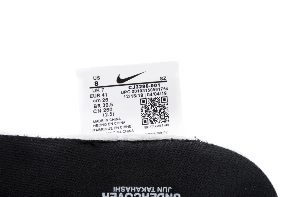  Undercover x Nike Dbreak Black/White CJ3295-001