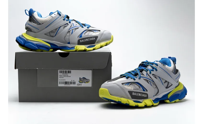  Balenciaga Tess S.Grey Blue Yellow 542023 W1GB9 6509