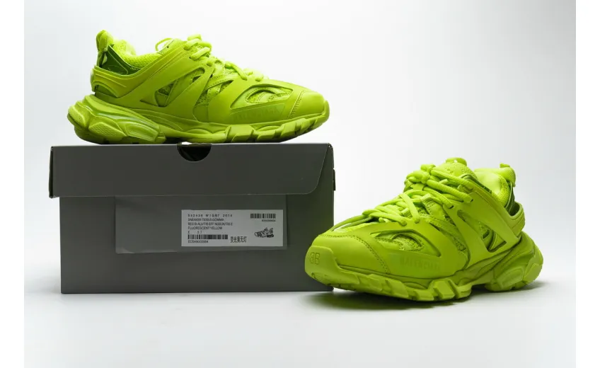  Balenciaga Tess S.Fluorescent Yellow 542436 W1GB7 2014 