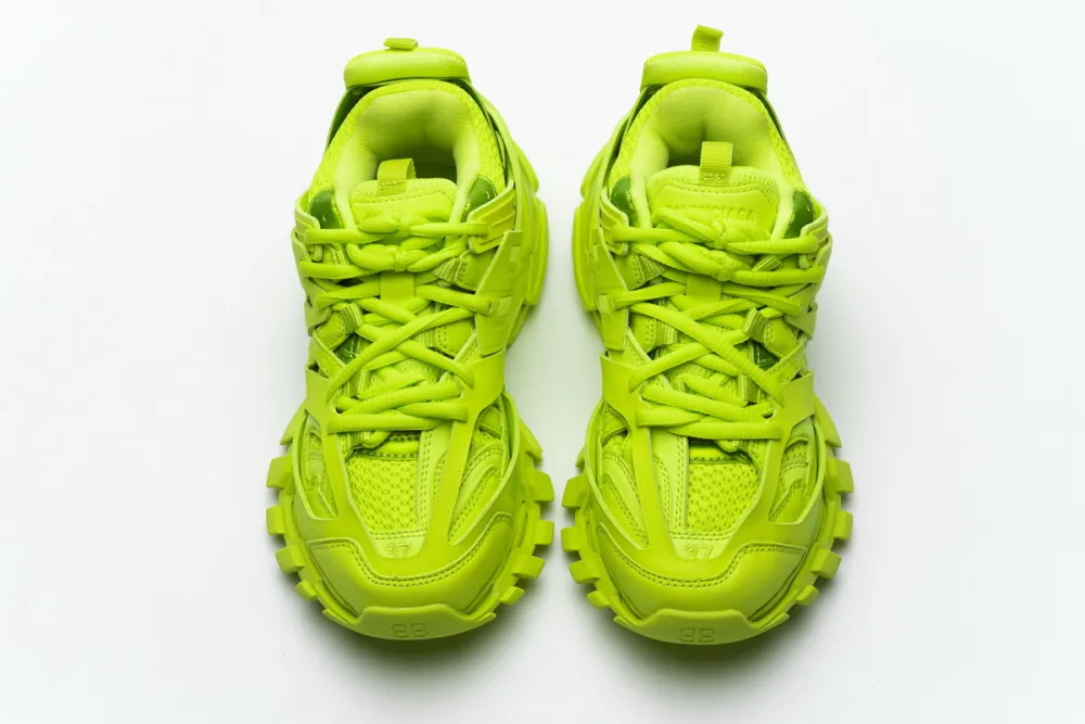  Balenciaga Tess S.Fluorescent Yellow 542436 W1GB7 2014 
