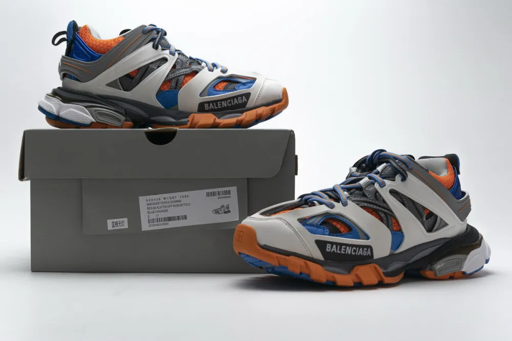  Balenciaga Tess S.Blue Orange 542436 W1GB7 7580 