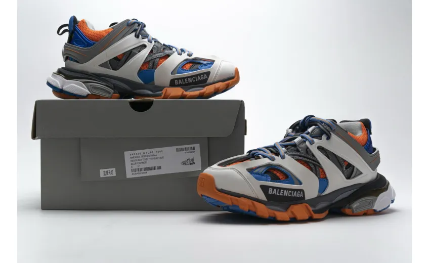  Balenciaga Tess S.Blue Orange 542436 W1GB7 7580 