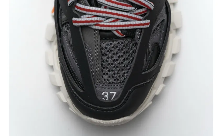  Balenciaga Tess S.Black White Orange 542436 W1GB7 2019 