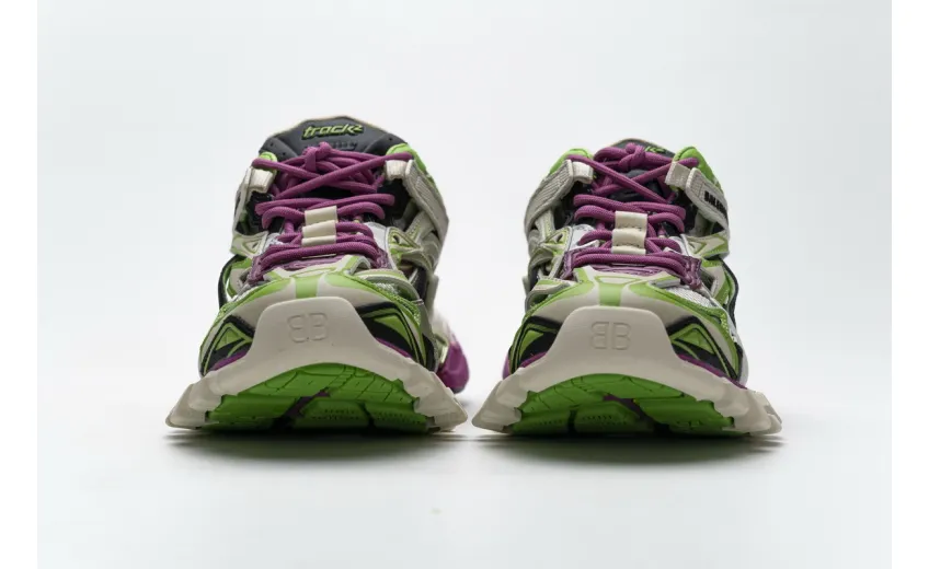  Balenciaga Track 2 Sneaker White Green Pink 568615 W2GN3 9199 