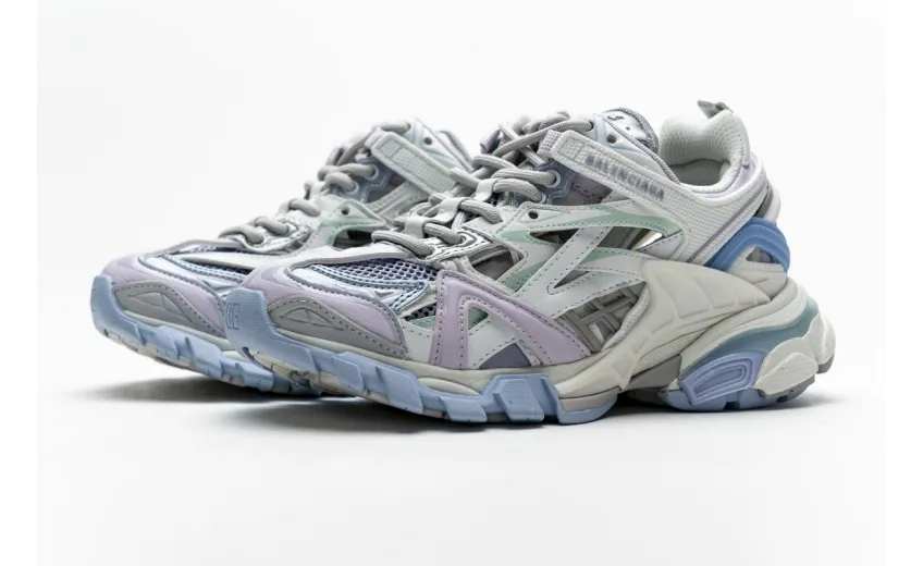  Balenciaga Track 2 Sneaker White Light Blue 568615 W2GN3 9045 