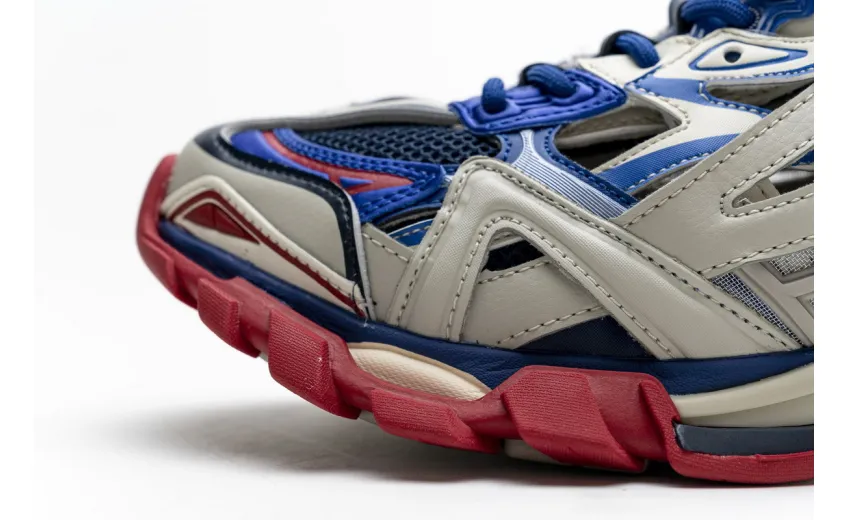  Balenciaga Track 2 Sneaker Beige Blue 570391 W2GN2 8570 