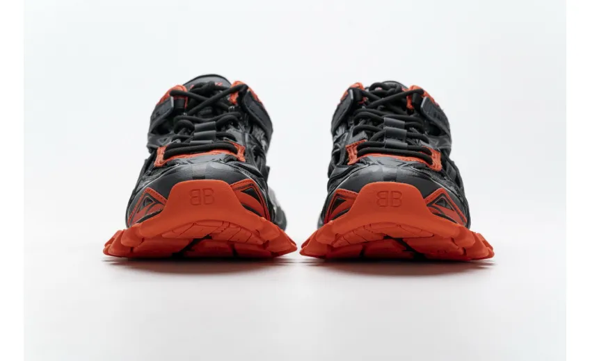  Balenciaga Track 2 Sneaker Dark Grey Orange 570391 W2GN1 2002 