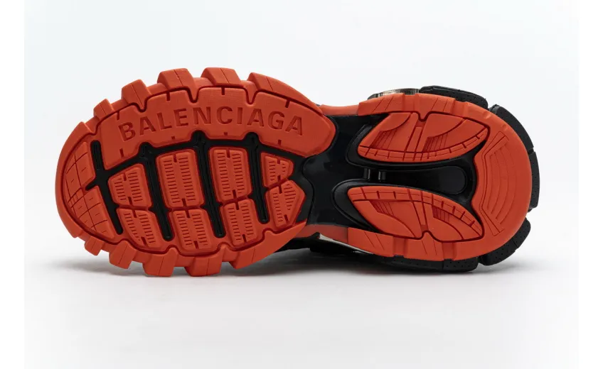  Balenciaga Track 2 Sneaker Dark Grey Orange 570391 W2GN1 2002 