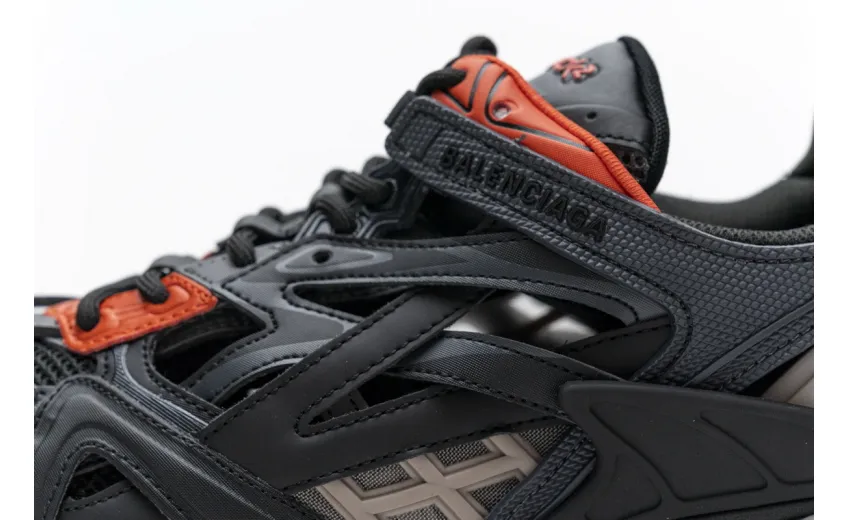  Balenciaga Track 2 Sneaker Dark Grey Orange 570391 W2GN1 2002 