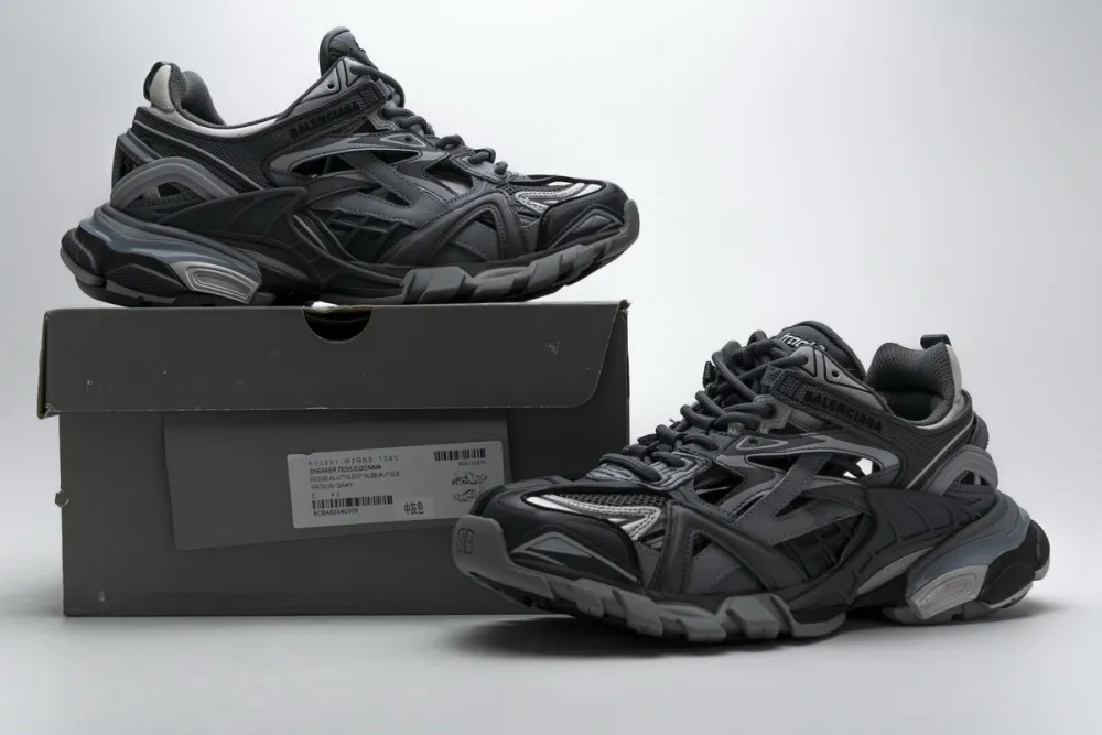  Balenciaga Track 2 Sneaker Medium Grey 570391 W2GN3 1285 