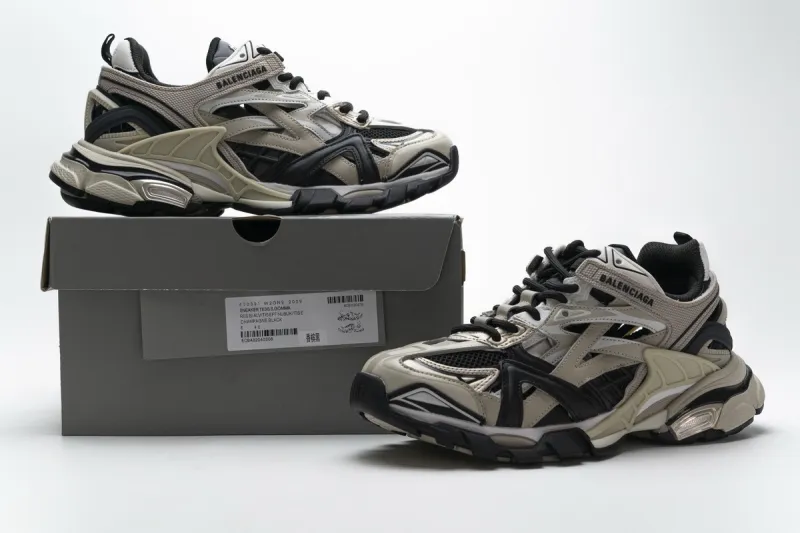  Balenciaga Track 2 Sneaker Champagne Black 570391 W2GN9 2009 
