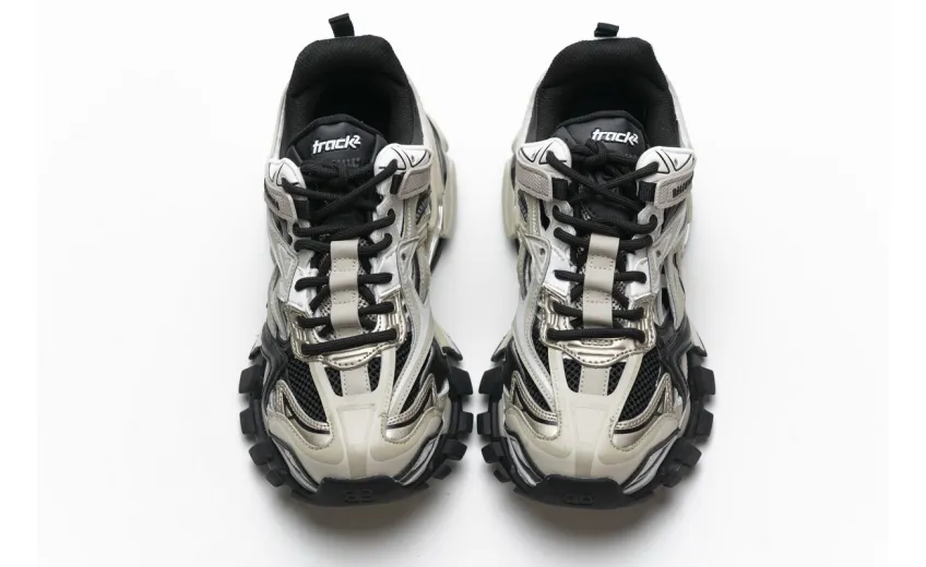  Balenciaga Track 2 Sneaker Champagne Black 570391 W2GN9 2009 