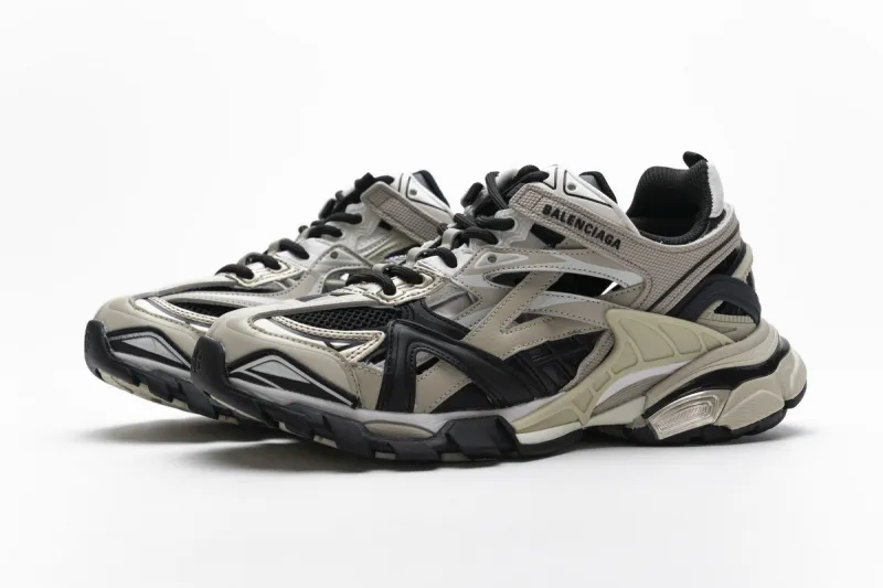  Balenciaga Track 2 Sneaker Champagne Black 570391 W2GN9 2009 