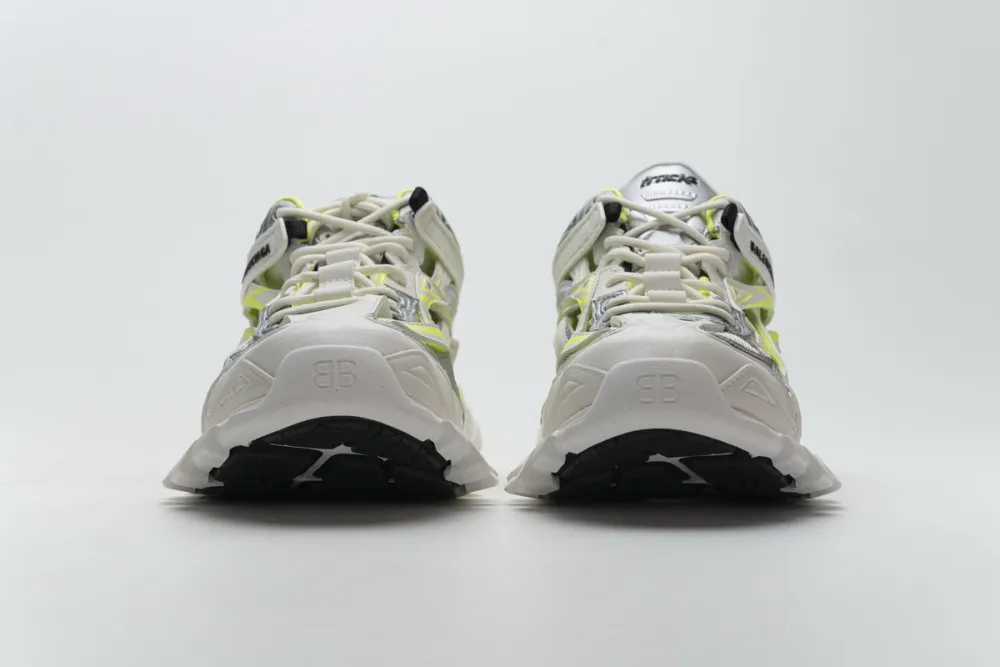  Balenciaga Track 2 Sneaker White Fluo Yellow 568515 W2ON3 9073 