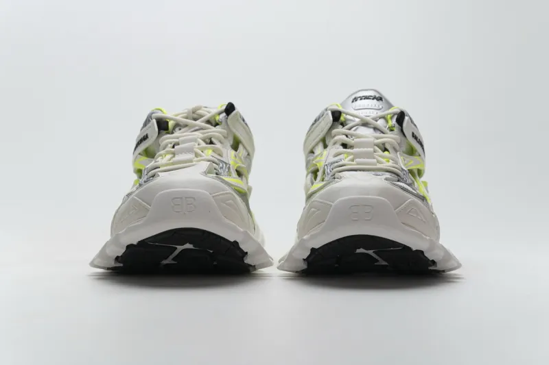  Balenciaga Track 2 Sneaker White Fluo Yellow 568515 W2ON3 9073 