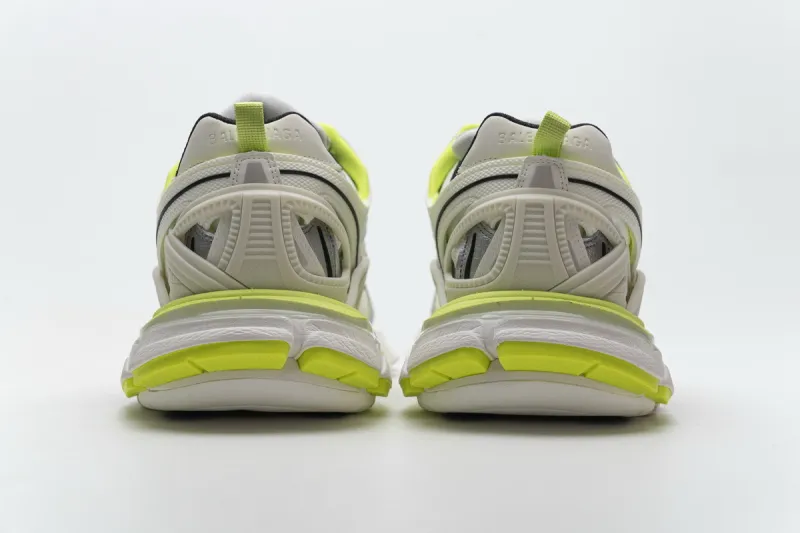  Balenciaga Track 2 Sneaker White Fluo Yellow 568515 W2ON3 9073 
