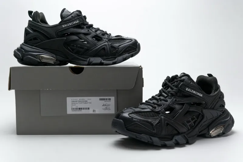  Balenciaga Track 2 Sneaker Black 570391 W2GN1 1000 