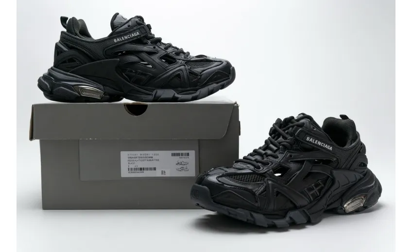  Balenciaga Track 2 Sneaker Black 570391 W2GN1 1000 