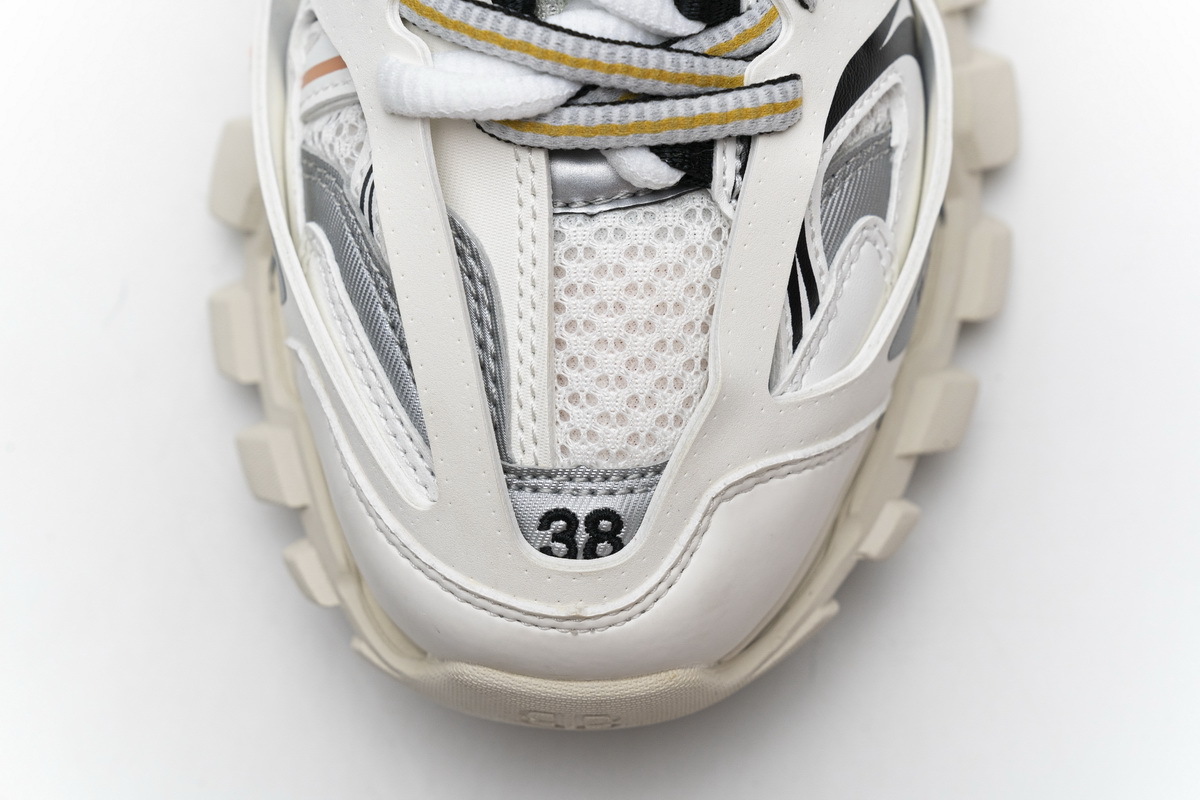 Balenciaga Track LED White Orange 542436 W1GB7 9059