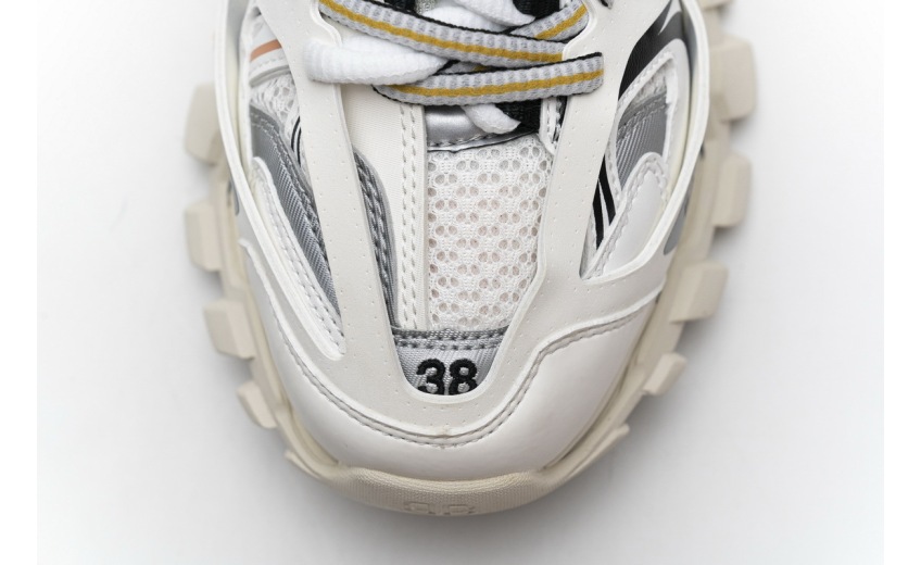 Balenciaga Track LED White Orange 542436 W1GB7 9059