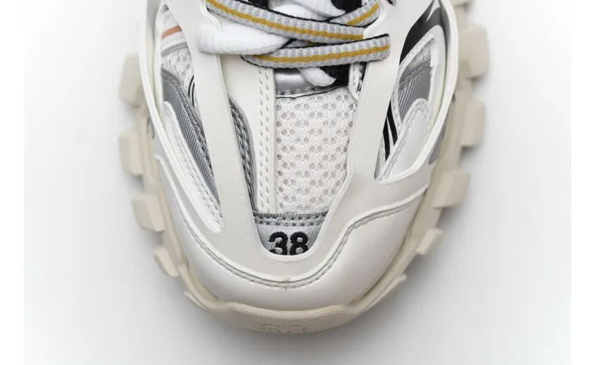 Balenciaga Track LED White Orange 542436 W1GB7 9059
