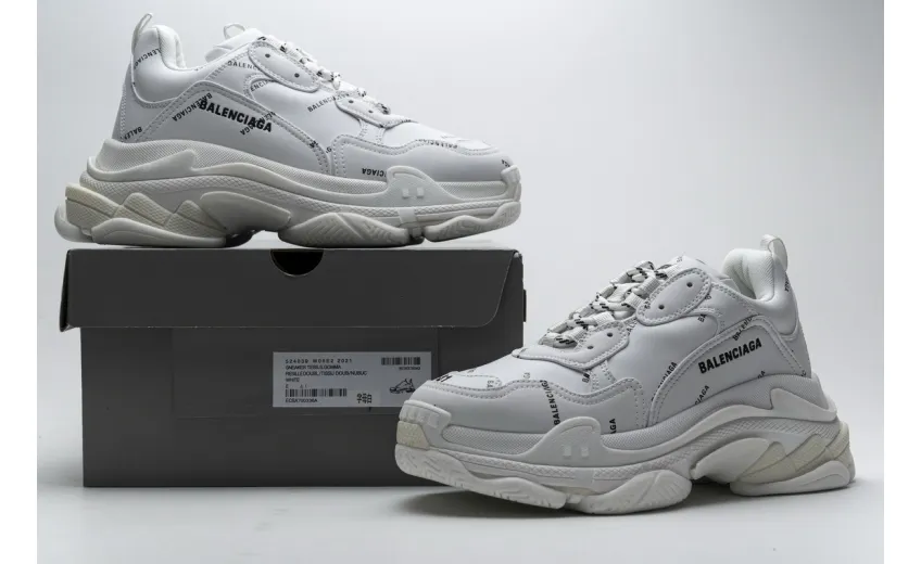  Balenciaga Triple S White 524039 W06E2 2021 