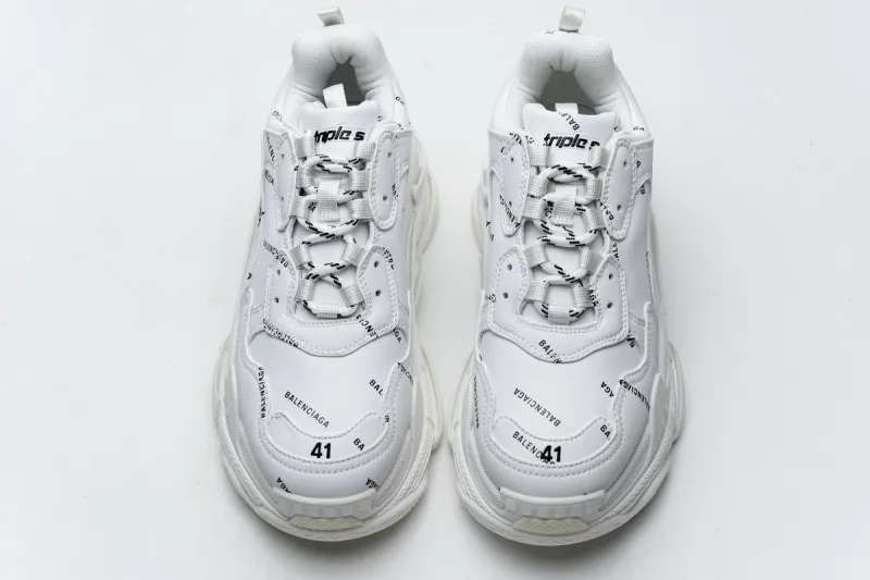  Balenciaga Triple S White 524039 W06E2 2021 