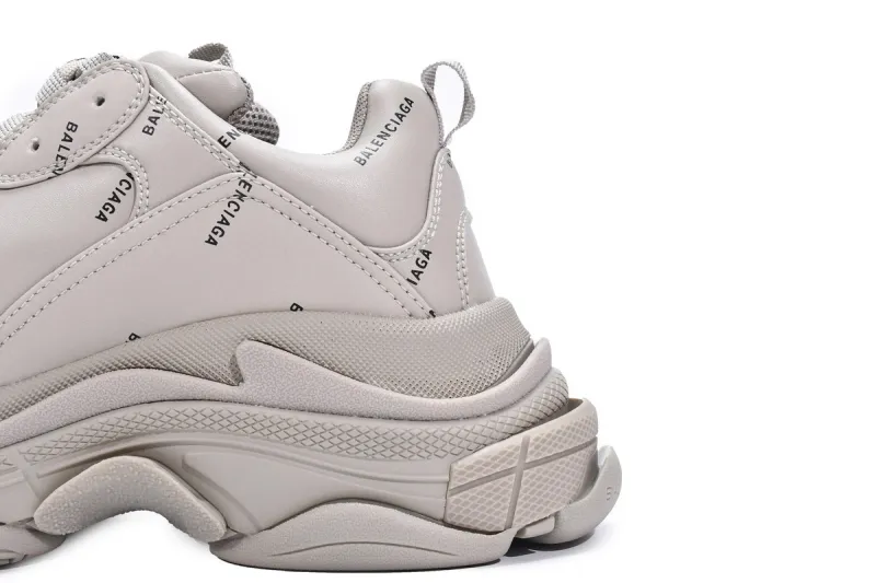  Balenciaga Triple S Letter Beige 524039 W2FA1 9710