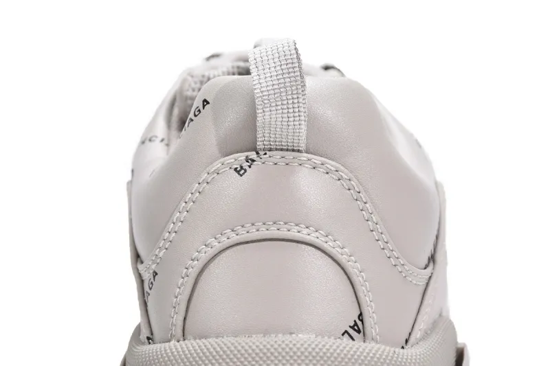  Balenciaga Triple S Letter Beige 524039 W2FA1 9710