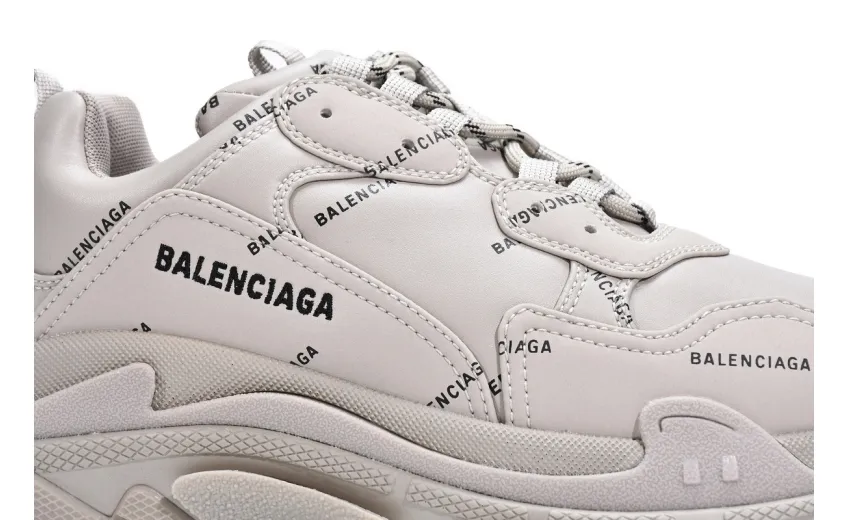  Balenciaga Triple S Letter Beige 524039 W2FA1 9710