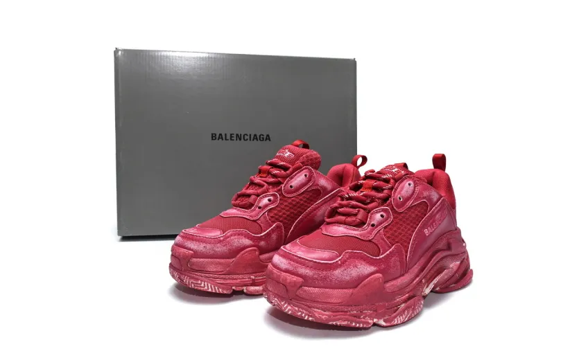  Balenciaga Triple S Red 524039 W3CN3 6000 