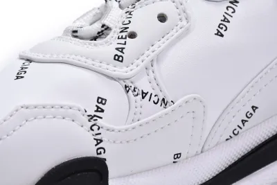  Balenciaga Triple S Letter White Rose Red 524039 W2FA4 9155  02