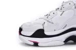  Balenciaga Triple S Letter White Rose Red 524039 W2FA4 9155 