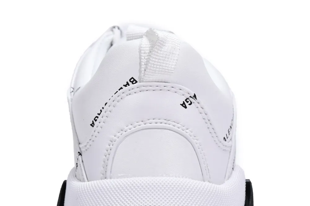  Balenciaga Triple S Letter White Rose Red 524039 W2FA4 9155 