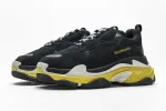  Balenciaga Triple S Black Yellow 483513 W06E1 1078