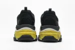  Balenciaga Triple S Black Yellow 483513 W06E1 1078