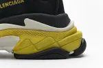  Balenciaga Triple S Black Yellow 483513 W06E1 1078