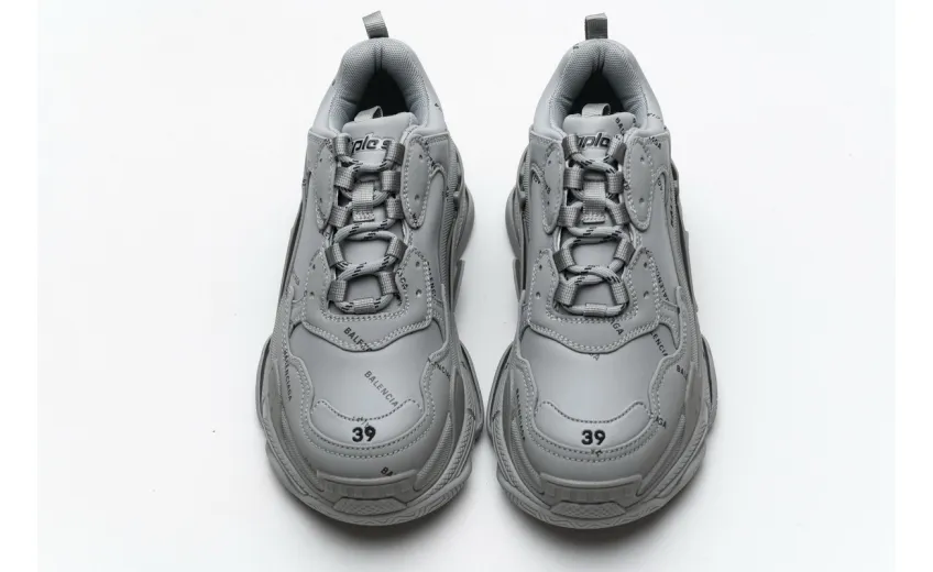  Balenciaga Triple S Grey Black 536737 W2FA1 1210