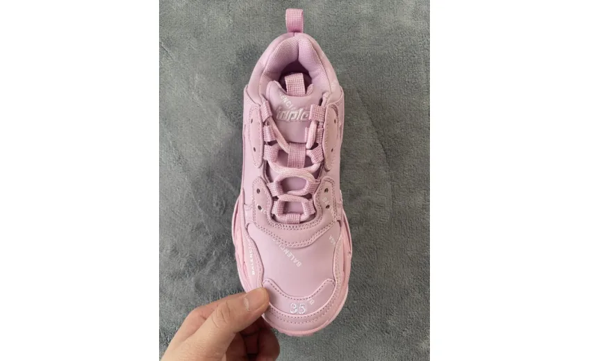  Balenciaga Triple S Letter Pink 524039 W2FA1 5090