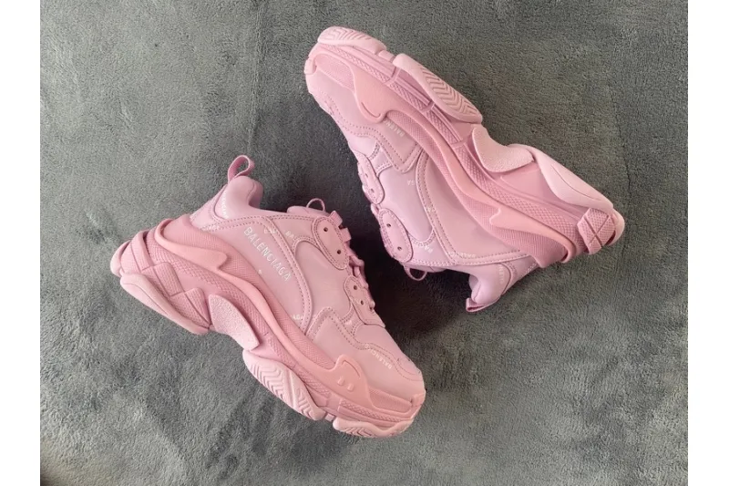  Balenciaga Triple S Letter Pink 524039 W2FA1 5090